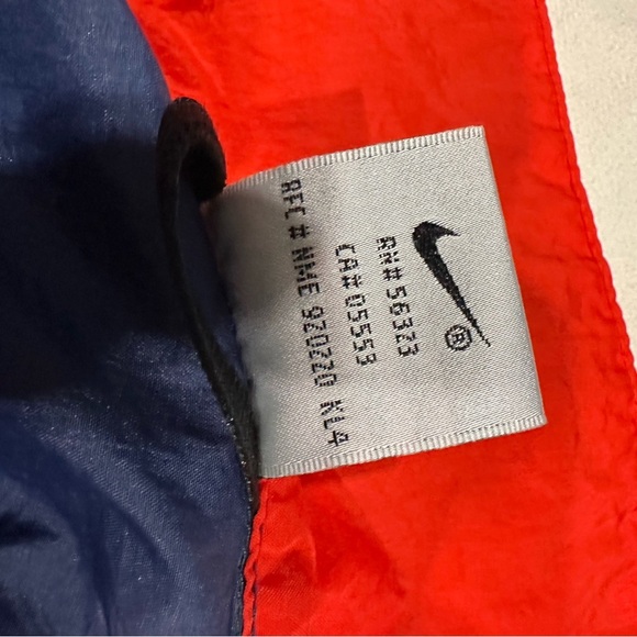 Vintage NIKE Blue Mens Jacket XL RN# 56323 CA# 05553 Windbreaker Full Zip - Picture 16 of 16